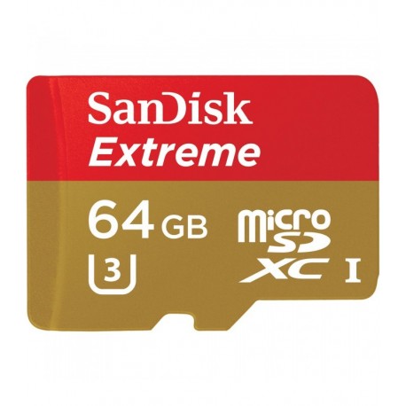 SanDisk 64GB Extreme UHS-I MicroSDXC (U3) - SDSQXNE-064G